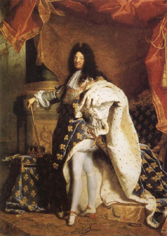 Portrait of Louis XIV, Hyacinthe Rigaud